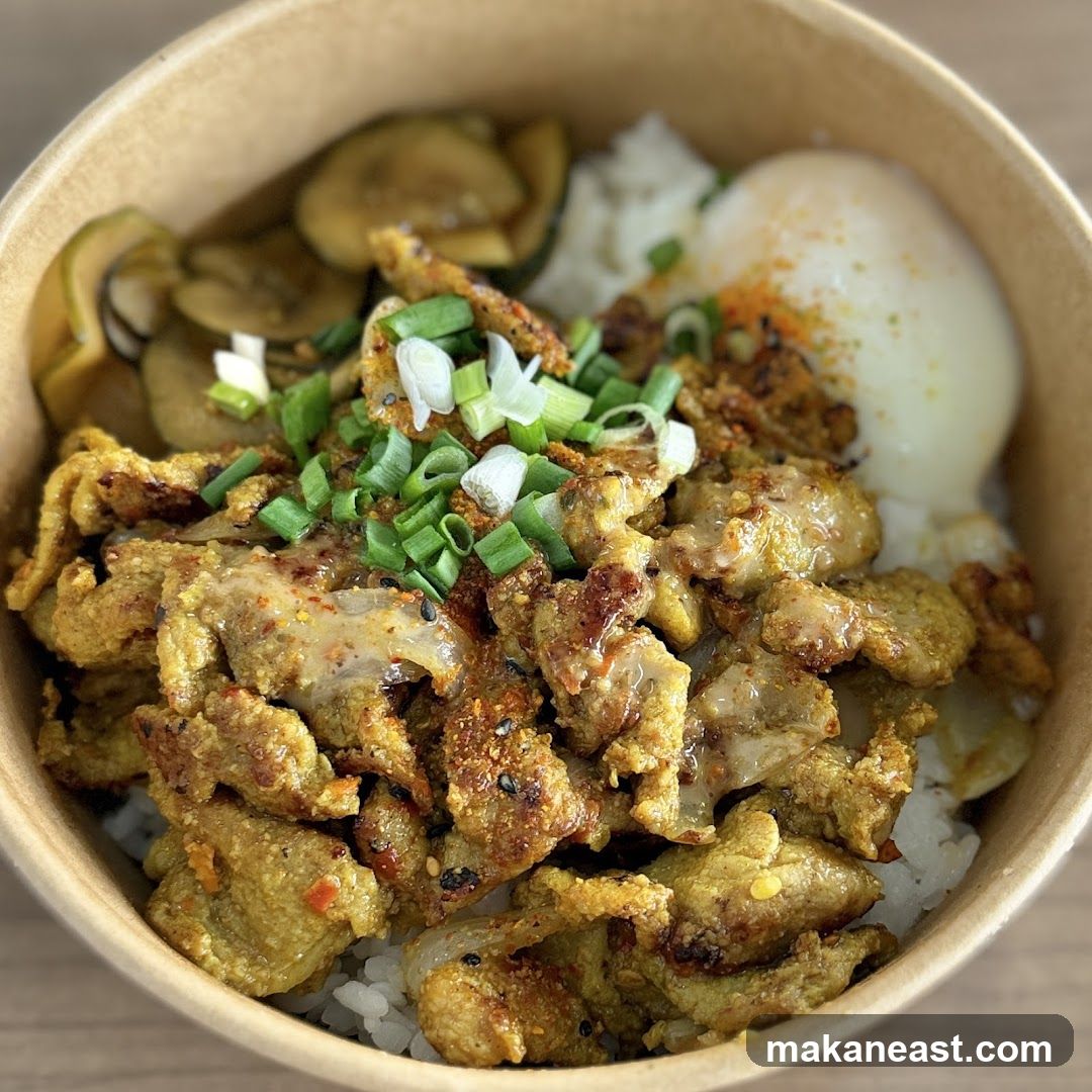 Fried Chicken Rice Bowl