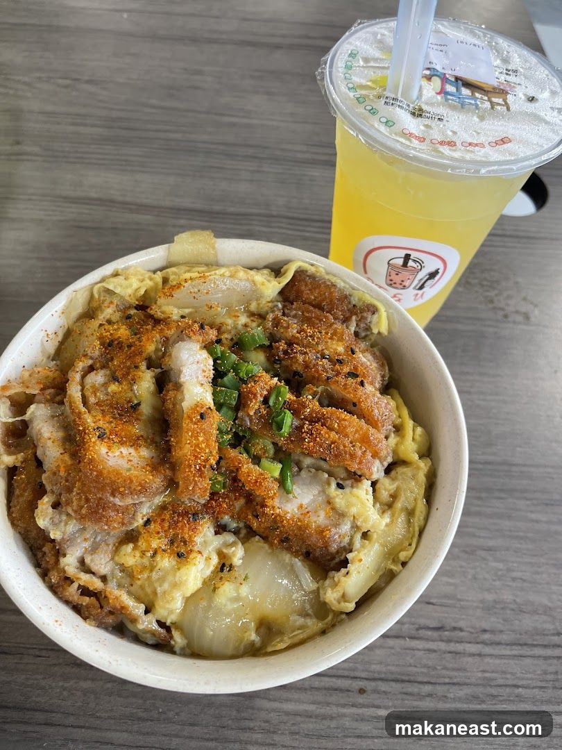 Katsu Don and Drink