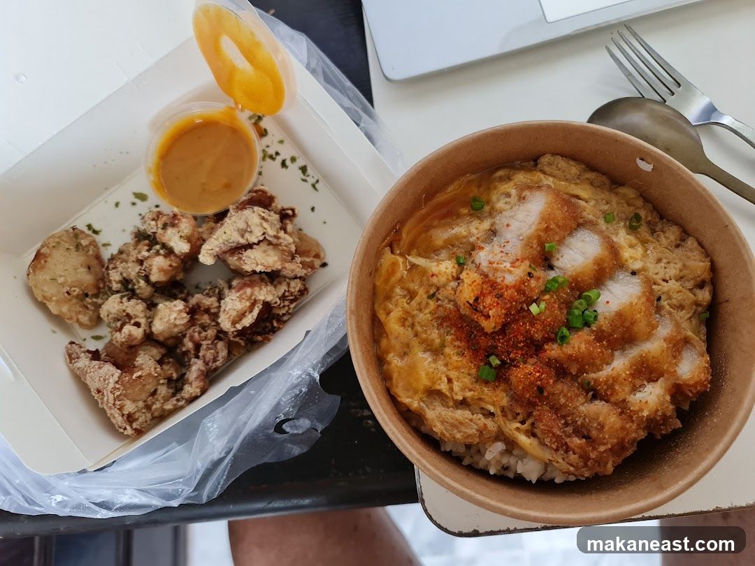 Katsu Don and Karaage