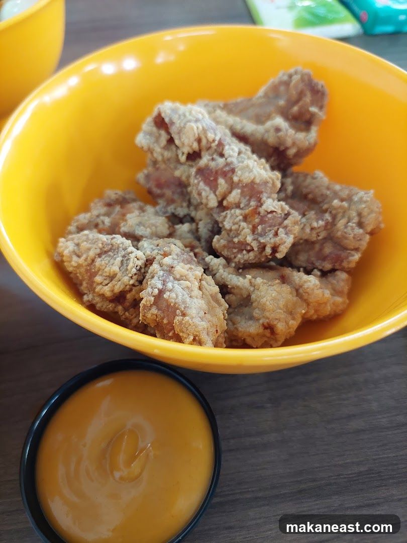Fried Chicken Bites with Dipping Sauce