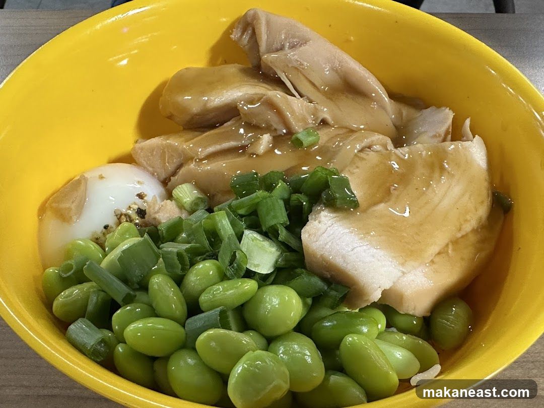 Chicken and Edamame Bowl