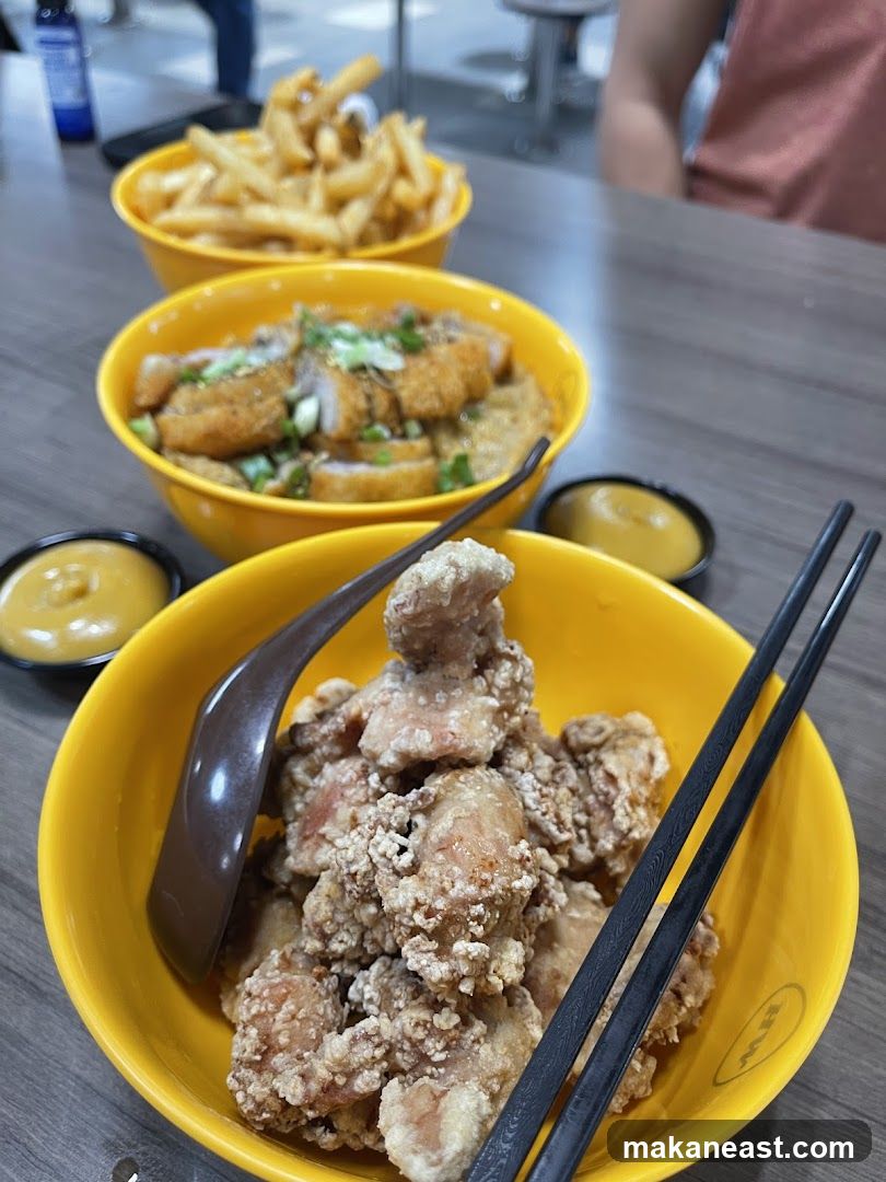 Fried Chicken and Fries
