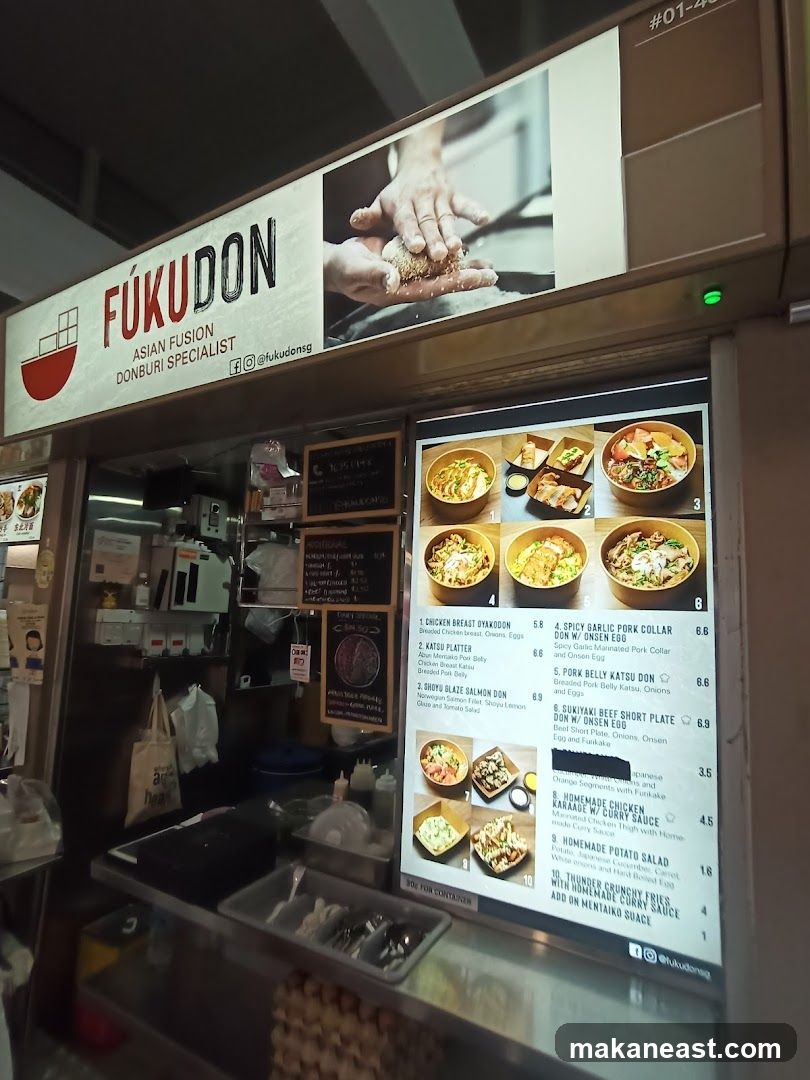 FUKUDON Menu