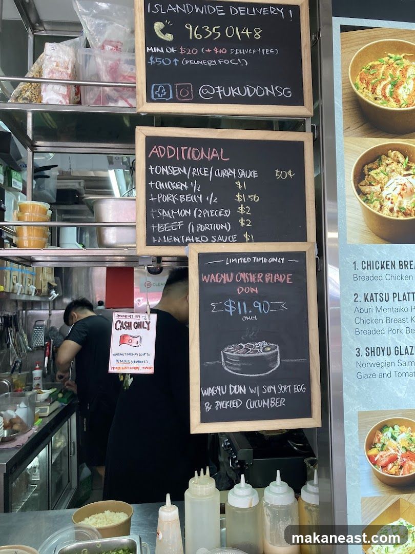 Food Stall Menu and Kitchen