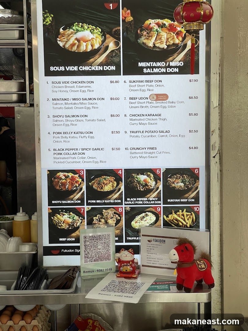 Fukudon Menu