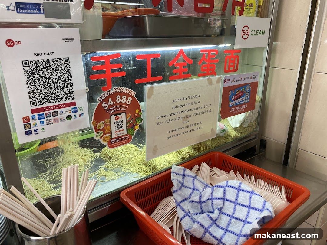 Noodle Stall Display