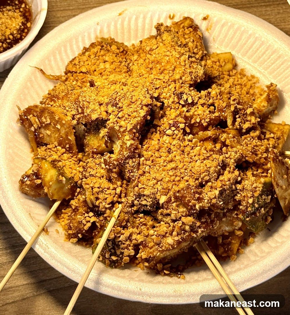 Fried Tofu and Vegetables with Peanuts