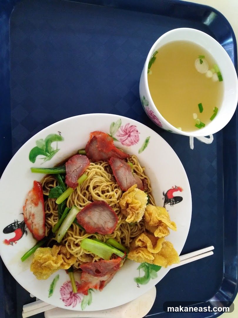 Noodles with Char Siu and Wontons