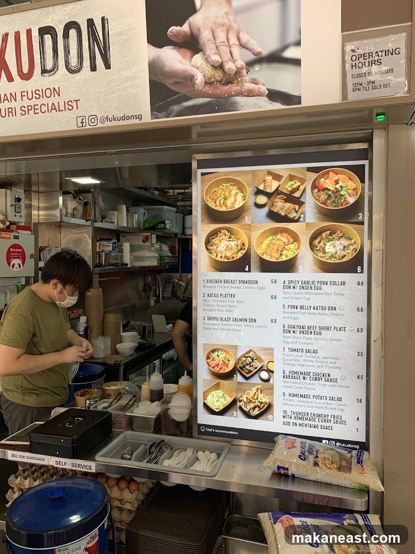 Fukudon Menu