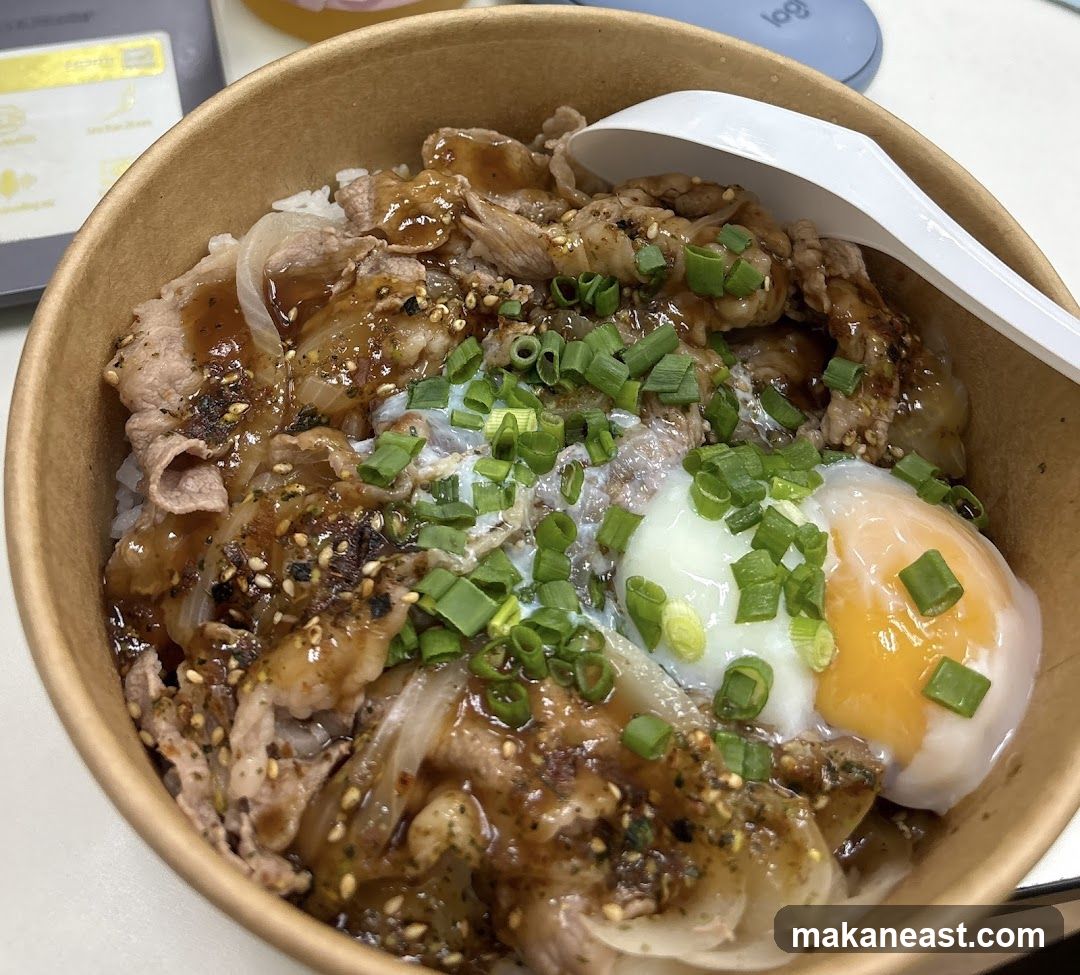 Beef and Egg Rice Bowl