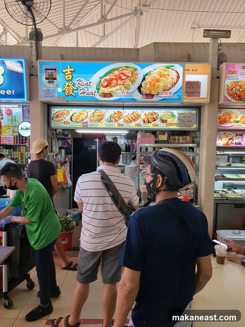 Food Stall with Customers