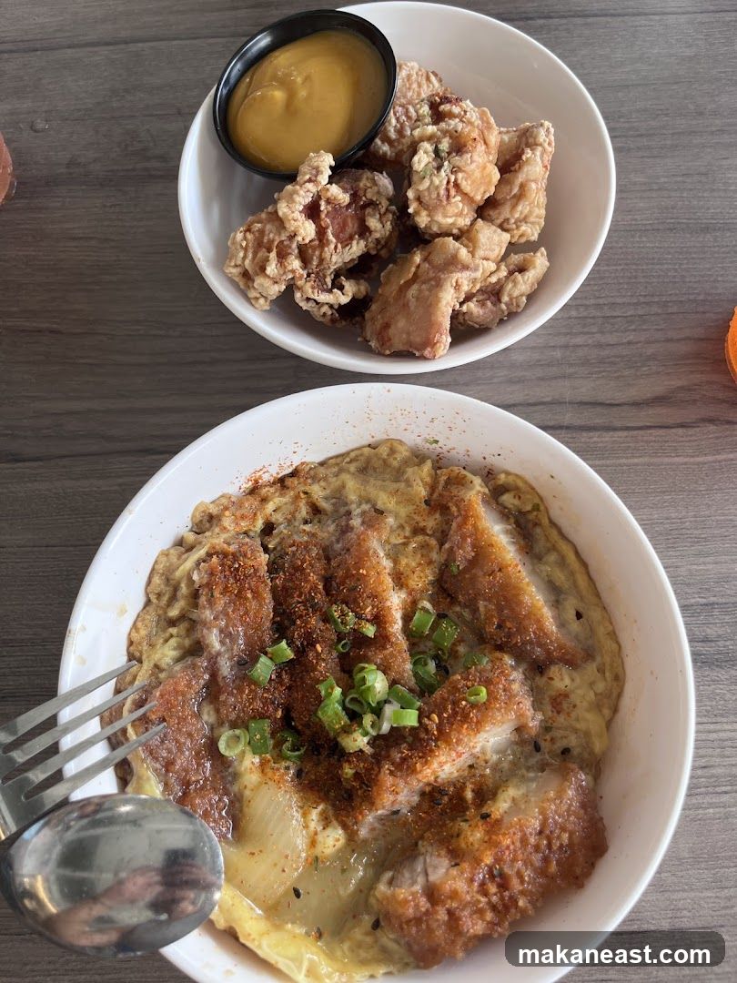Katsu Don and Karaage