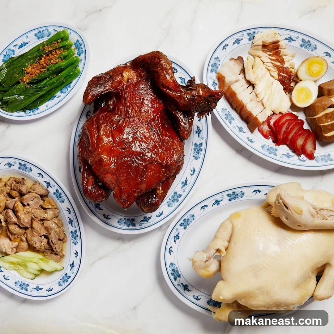 Assortment of Chicken Dishes