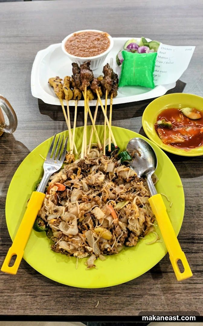 Noodles and Satay