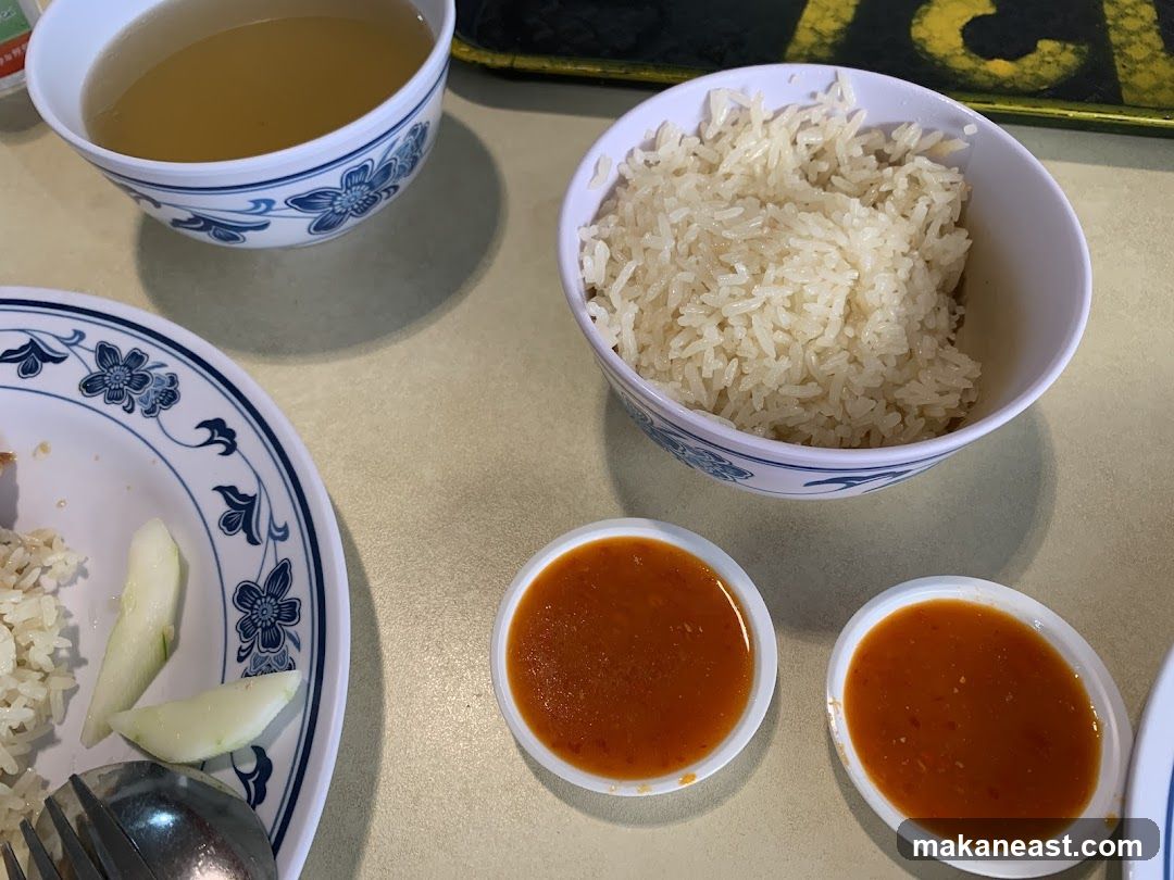 Hainanese Chicken Rice Meal