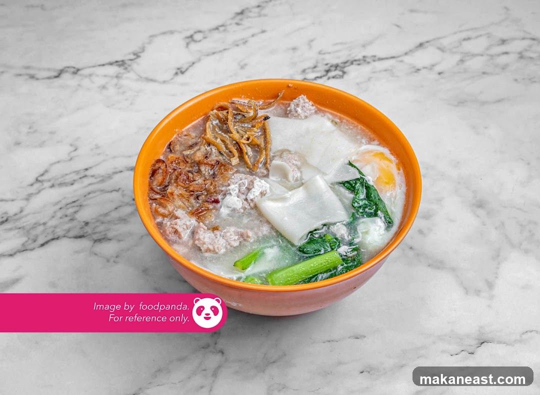 Noodle Soup with Egg and Greens