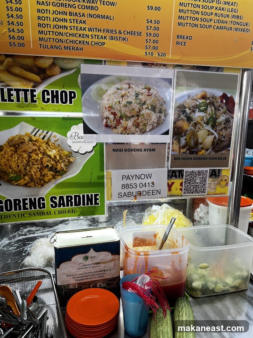 Food Stall Menu and Offerings
