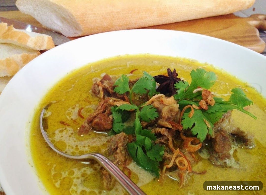 Bowl of Stew with Bread