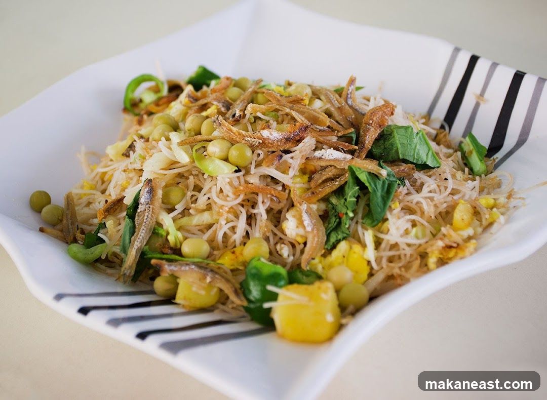 Noodles with Anchovies and Peas