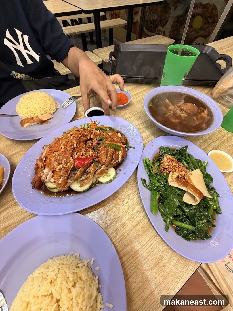 Diners Enjoying a Meal