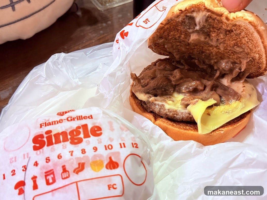 Flame-Grilled Single Burger