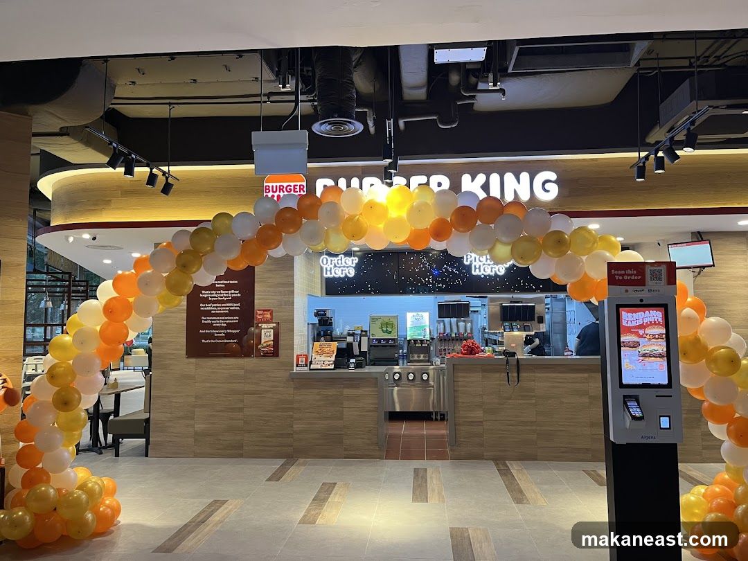 Burger King Entrance with Balloons