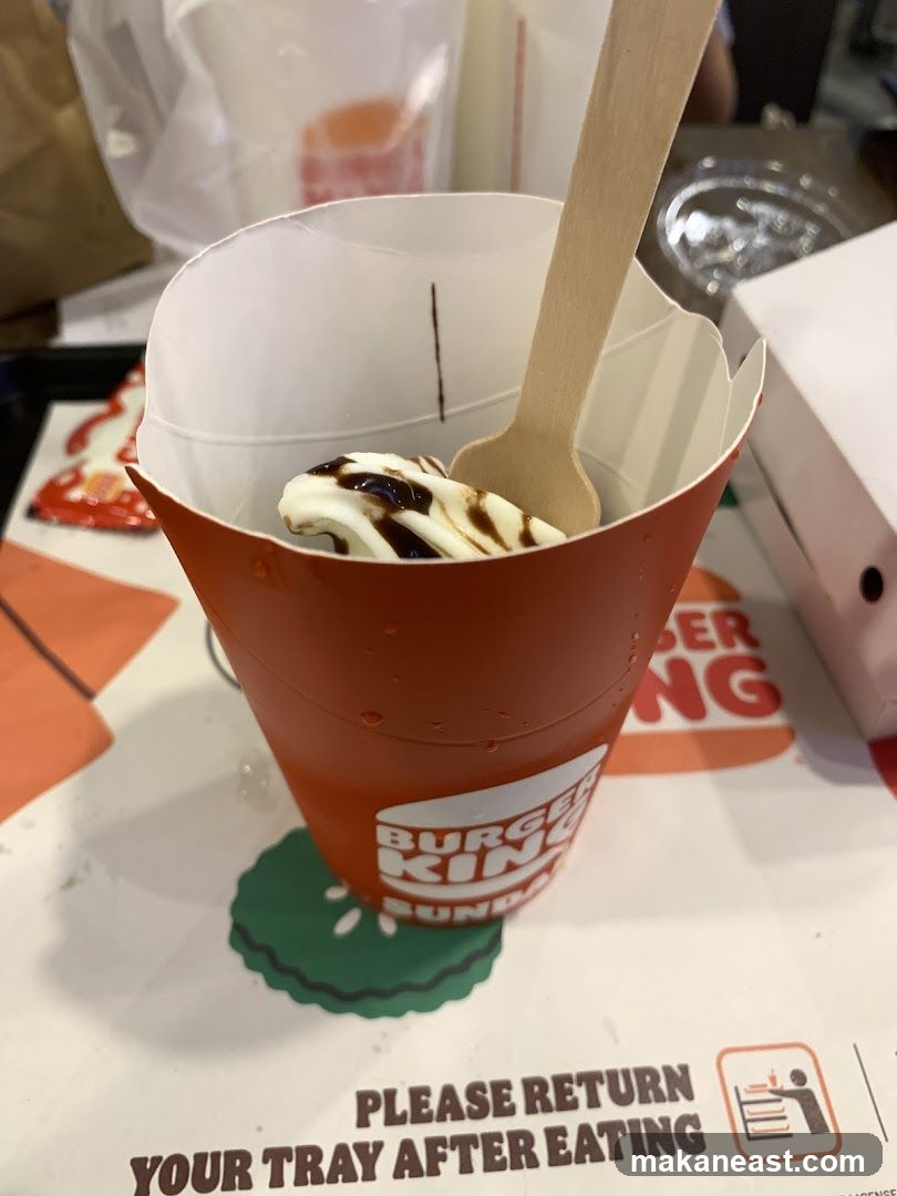 Burger King Sundae