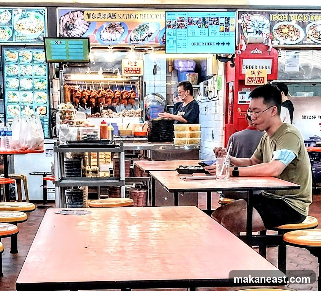 Food Stall with Diners