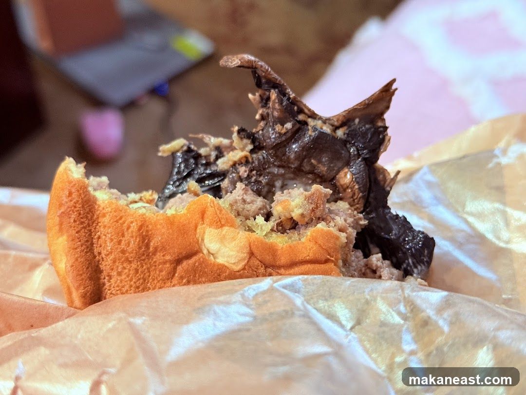 Partially Eaten Burger