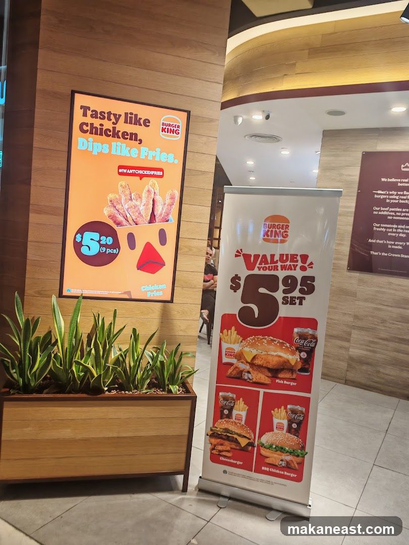 Burger King promotional display