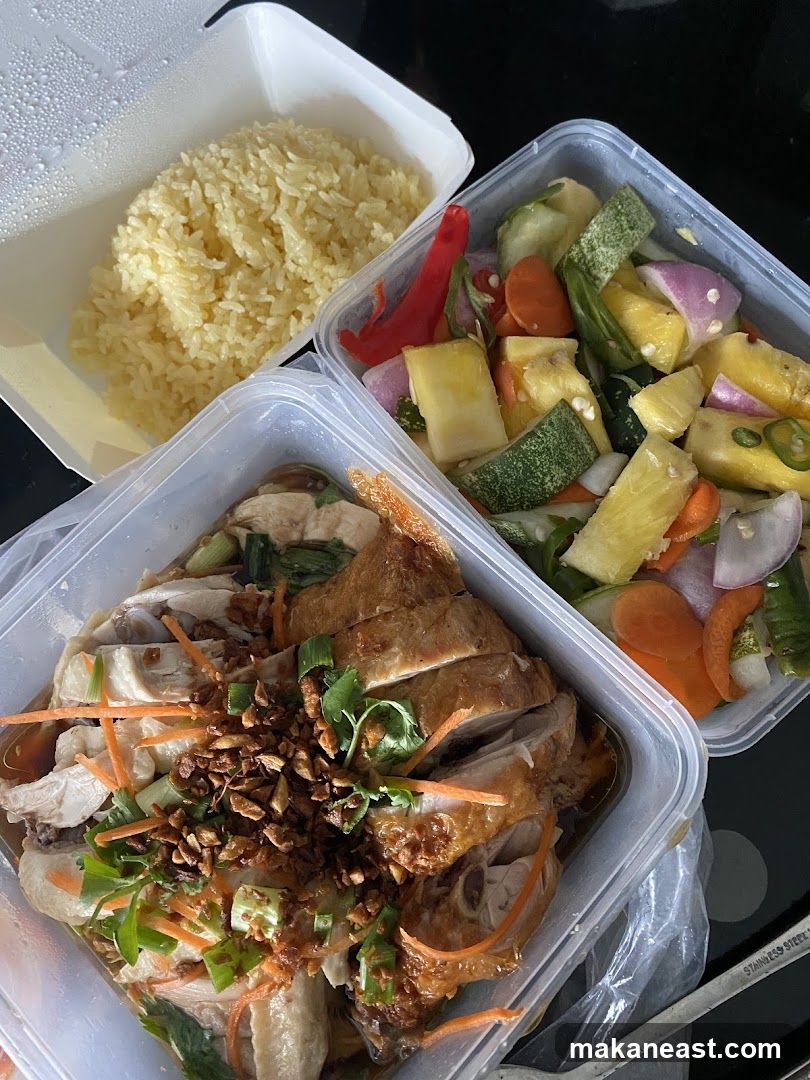 Hainanese Chicken Rice Takeout