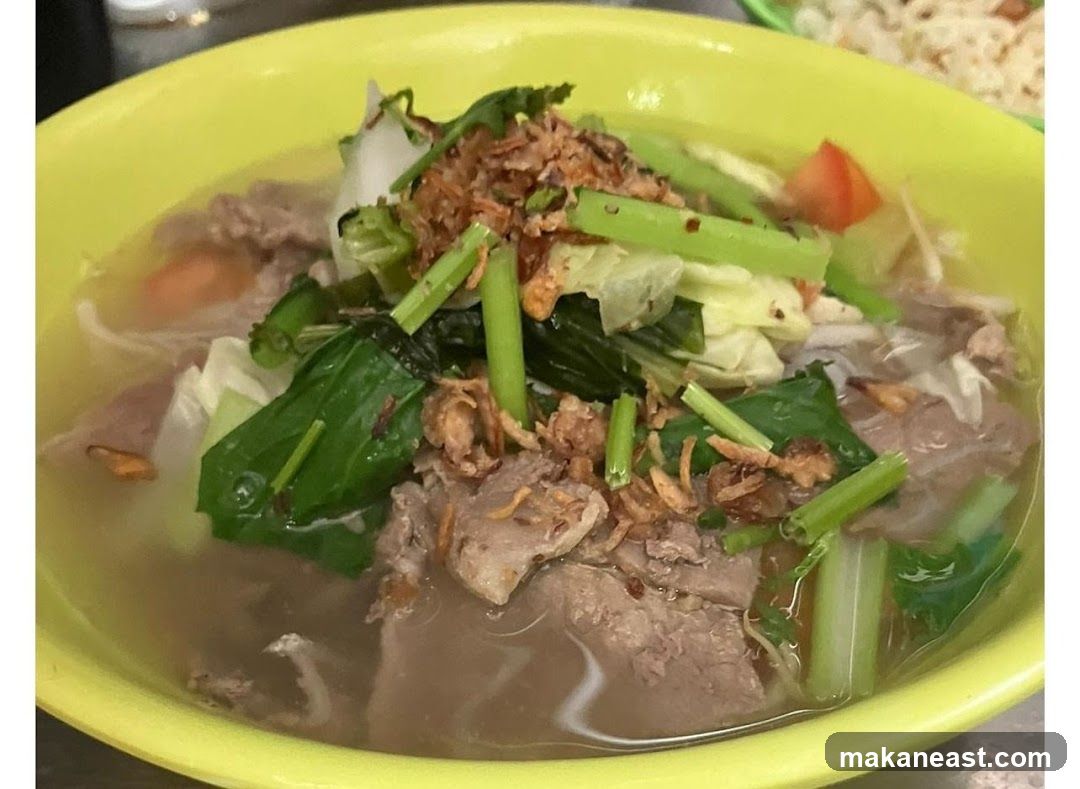Beef noodle soup