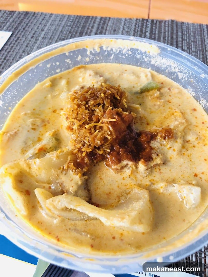 Curry Dish in Takeout Container