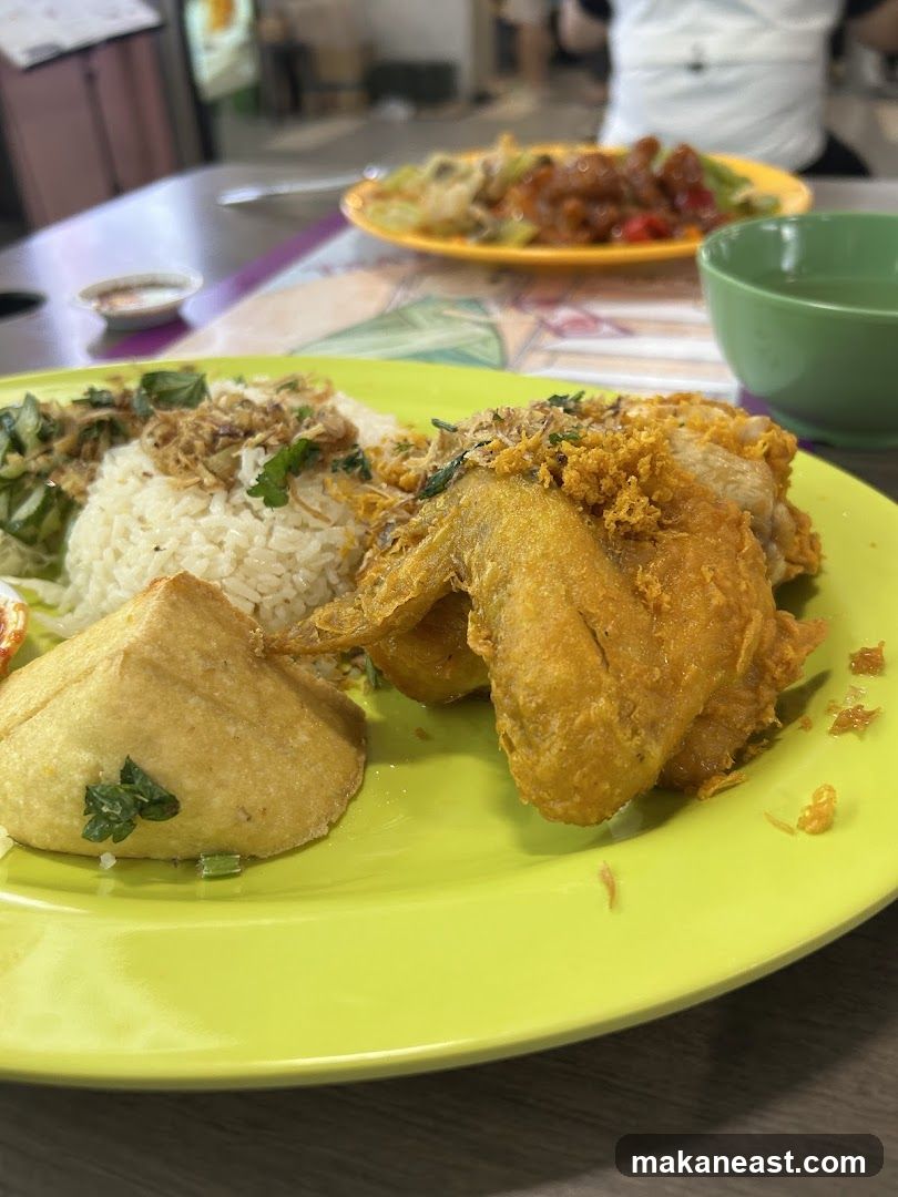 Fried Chicken and Rice