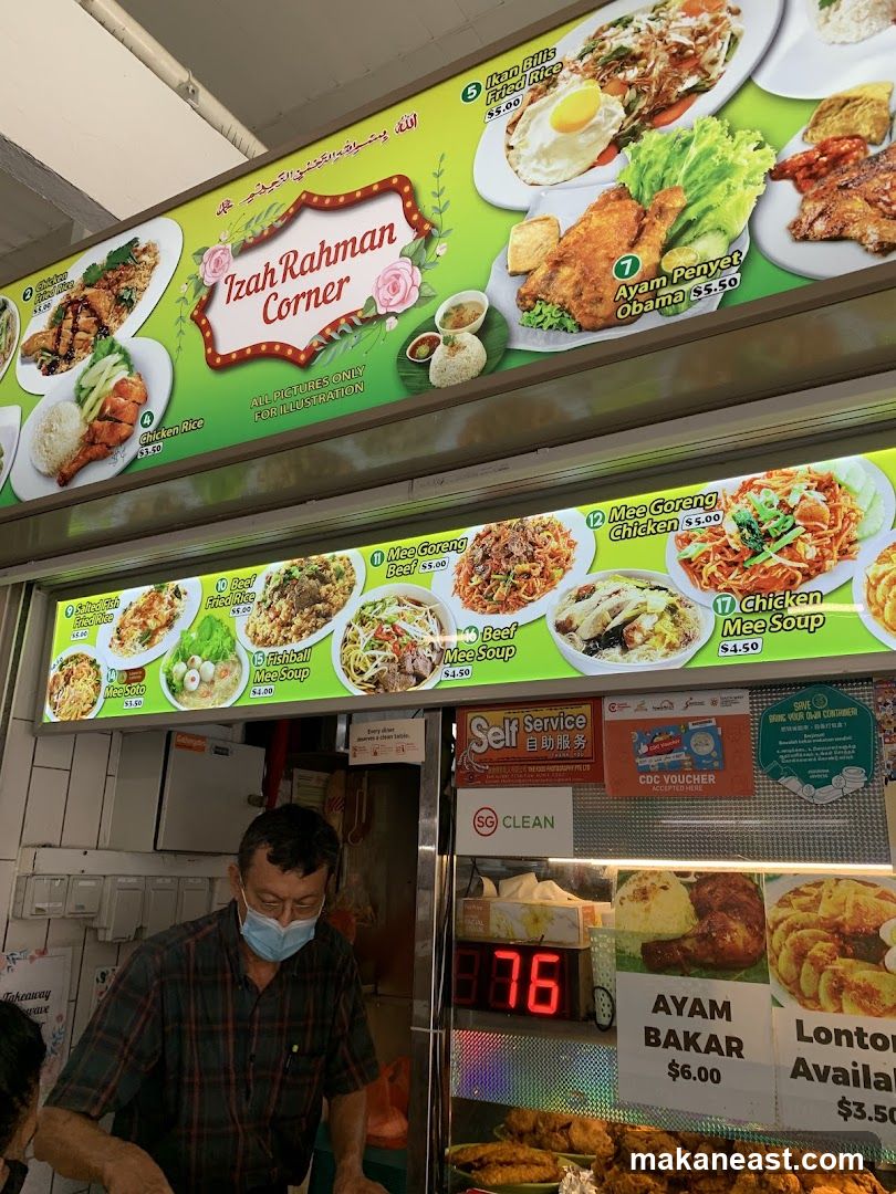 Food Stall Menu