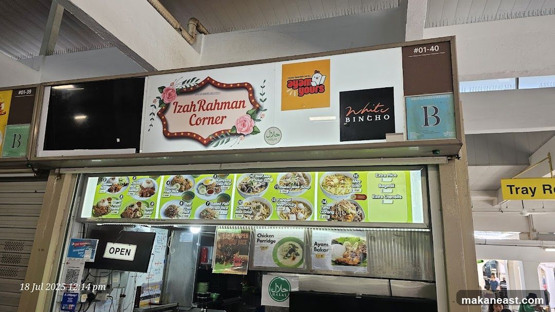 Food Stall Menu