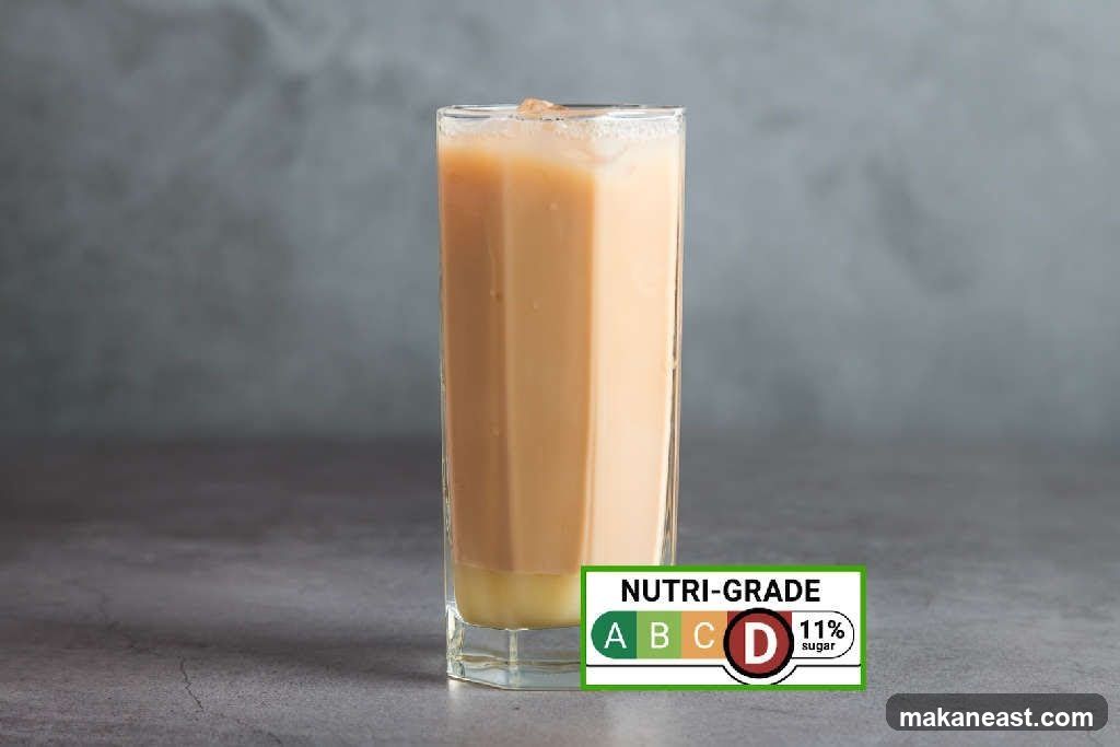 Iced Tea with Nutri-Grade Label