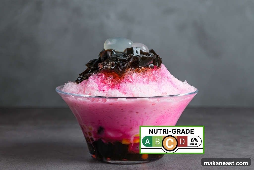 Dessert with Nutri-Grade Label
