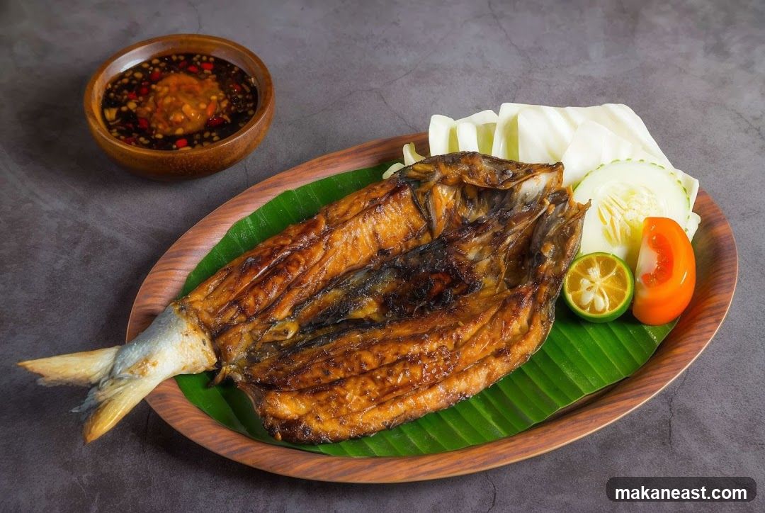 Grilled Fish with Side Salad and Dip