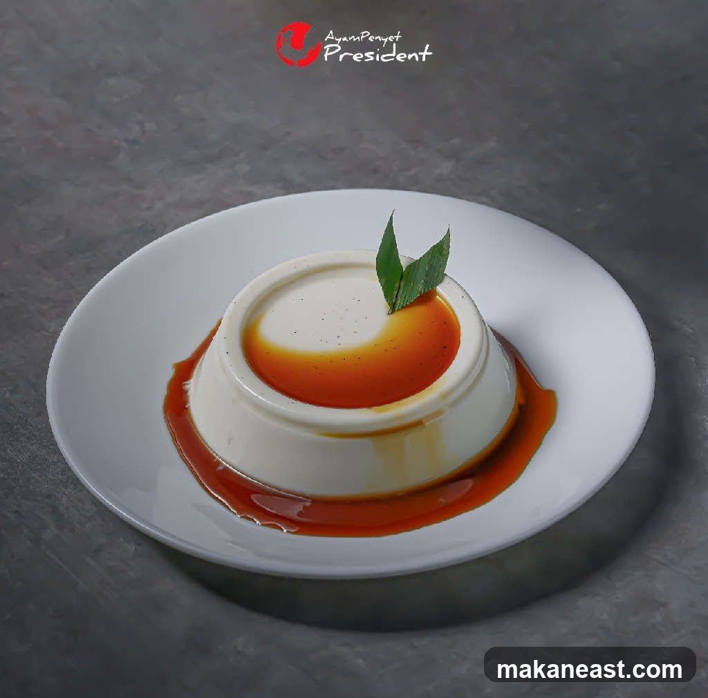 Dessert with Caramel Sauce