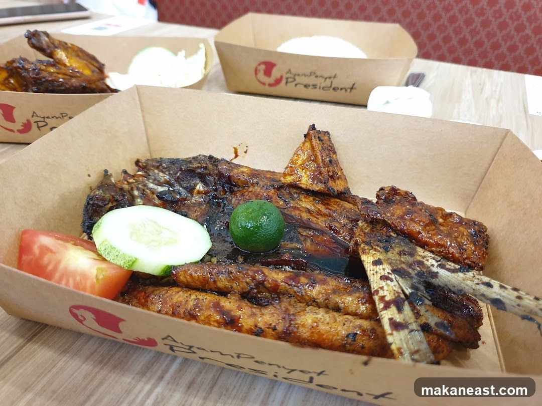 Grilled Fish and Chicken