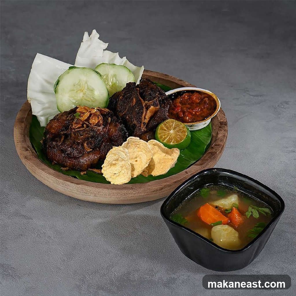 Oxtail Soup and Fried Oxtail