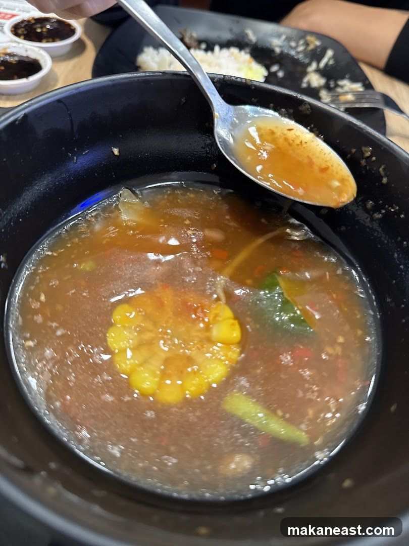 Soup with Corn and Chili
