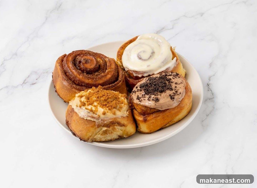 Assortment of Cinnamon Rolls