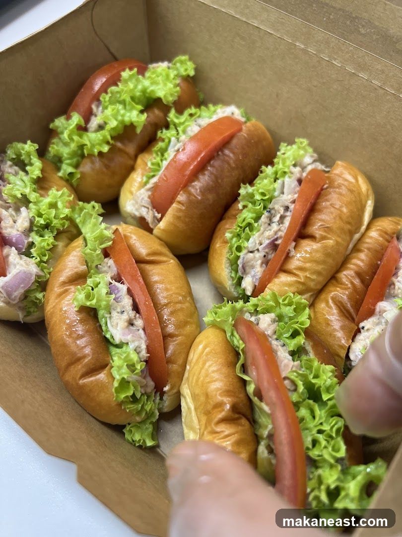 Mini Tuna Salad Sandwiches