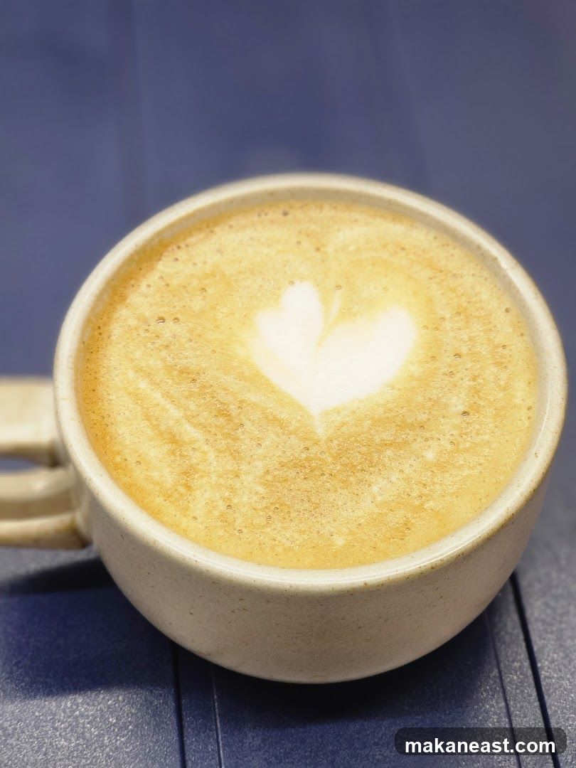 Latte with Heart Art