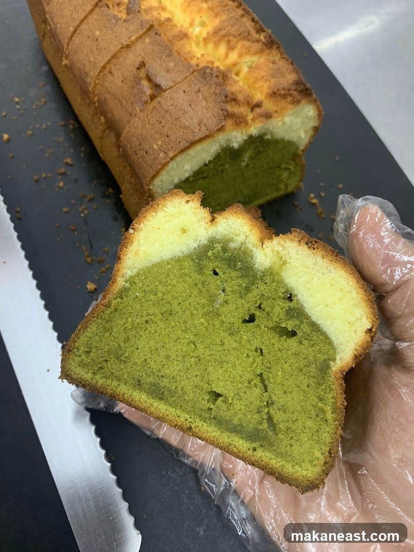 Matcha Swirl Loaf Cake