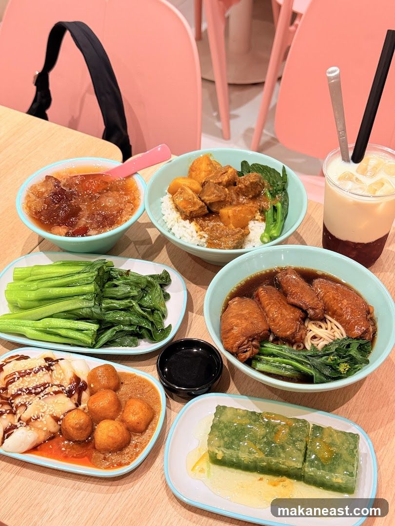 Assortment of Asian Dishes