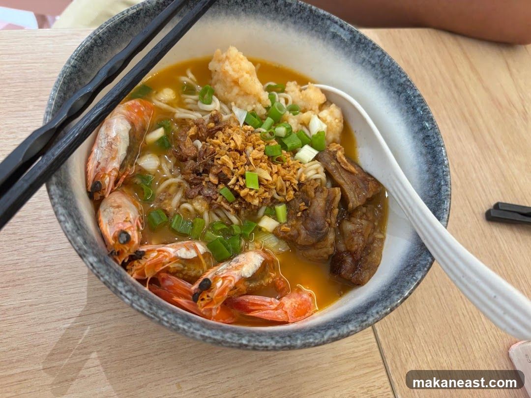 Shrimp and Beef Noodle Soup