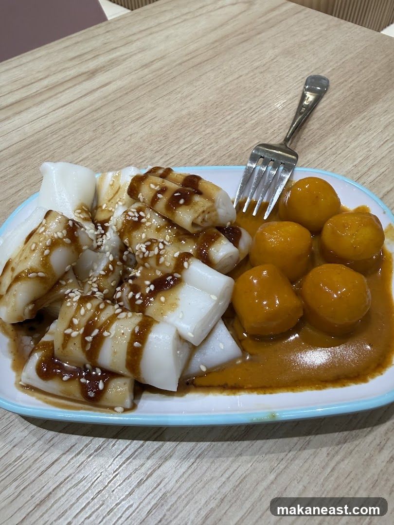 Rice Noodle Rolls and Fish Balls